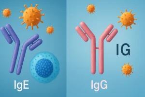В чем разница между IgE и IgG аллергенами