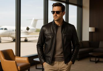 Кожаная куртка в стиле Jet Set: премиальный гардероб современного мужчины Кожаная куртка в стиле Jet Set: премиальный гардероб современного мужчины