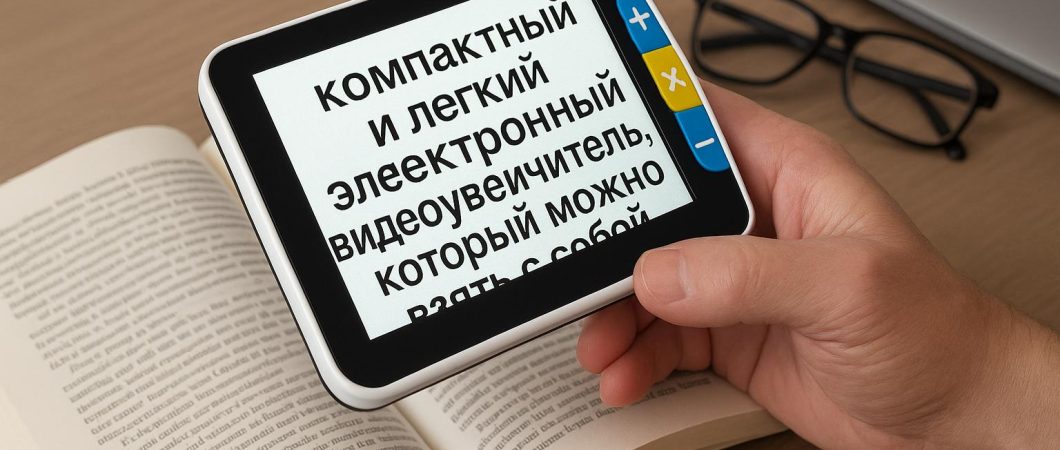 Ручные видеоувеличители для слабовидящих: как выбрать портативную лупу
