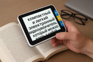 Ручные видеоувеличители для слабовидящих: как выбрать портативную лупу