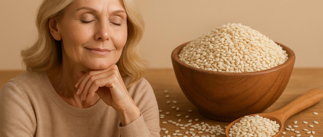 Менопауза не является проблемой, если вы едите семена кунжута. Источник чистого кальция — Кунжут