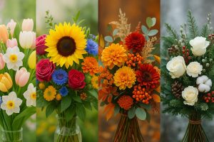 Сезонные букеты: как выбирать цветы по времени года