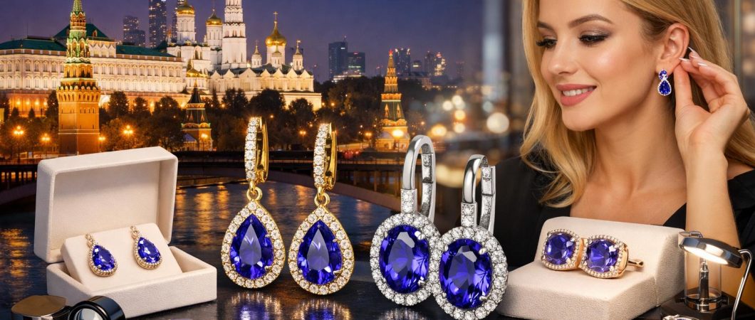 Танзанитовая лихорадка в Москве: Где купить золотые серьги с натуральными камнями по честной цене