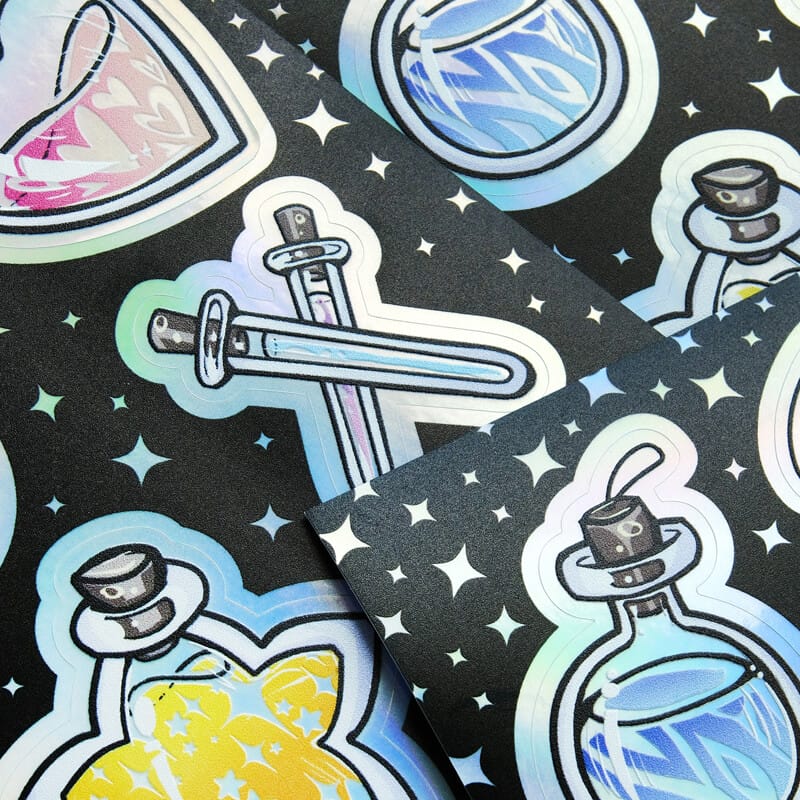 Голографические наклейки