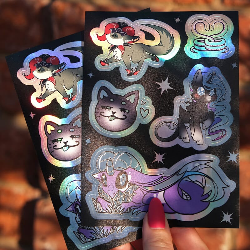 Голографические стикеры