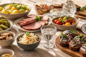 Закуски к крепким напиткам: что подать к домашнему застолью