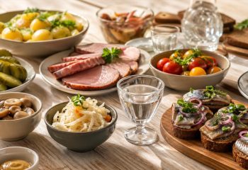 Закуски к крепким напиткам: что подать к домашнему застолью